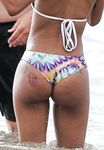 Teyana Taylor body paint nude photos