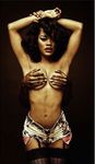 Teyana Taylor body paint nude photos