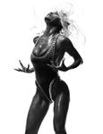 Teyana Taylor body paint nude photos