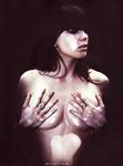 Daisy Lowe sexy uncovered pussy and tits