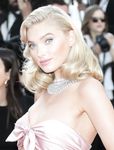 Elsa Hosk flashes her bare breasts