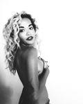 Rita Ora topless and hard nipples pics