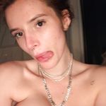 Bella Thorne strips topless and goes nude