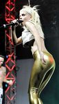 Yo-Landi Visser flashes ass and pussy publicly