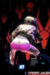 Yo-Landi Visser flashes ass and pussy publicly
