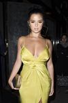 Demi Rose shows cleavage and goes nude