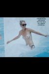 Laeticia Hallyday showing off nude boobs and pussy