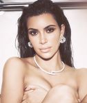 Kim Kardashian goes totally naked