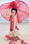 Bai Ling rocks some sexy lingerie