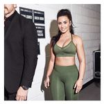 Demi Lovato showing off massive boobs