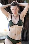 Bella Thorne bikini body and hairy armpits
