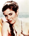 Carrie Fisher topless and see thru nudity