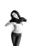 Ebonee Davis showing off her sexy naked boobs