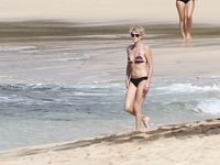 Charlize Theron photo on the beach