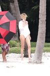 Charlize Theron photo on the beach