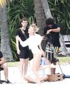 Charlize Theron photo on the beach