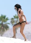 Lea Michele on the beach