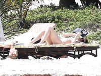 Dakota Johnson on the beach voyeur