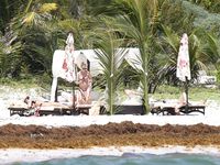 Dakota Johnson on the beach voyeur