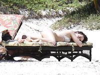 Dakota Johnson on the beach voyeur