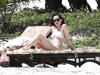 Dakota Johnson on the beach voyeur