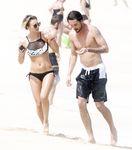 Kaley Cuoco on the beach