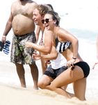 Kaley Cuoco on the beach