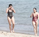 Sophia Bush in a wet swimsuit