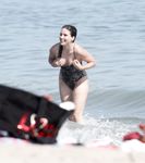 Sophia Bush in a wet swimsuit