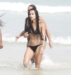 Zoë Kravitz in a wet swimsuit