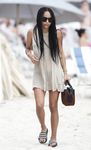 Zoë Kravitz in a wet swimsuit