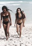 Zoë Kravitz in a wet swimsuit