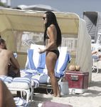 Zoë Kravitz in a wet swimsuit