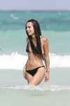 Zoë Kravitz in a wet swimsuit