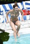 Katharine McPhee in a wet swimsuit