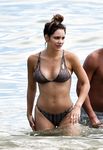 Katharine McPhee in a wet swimsuit
