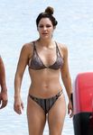 Katharine McPhee in a wet swimsuit