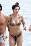 Katharine McPhee in a wet swimsuit