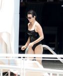 Penélope Cruz in a wet swimsuit