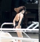 Penélope Cruz in a wet swimsuit