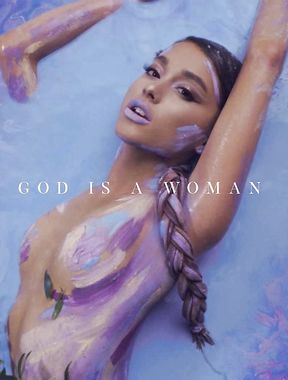 Ariana Grande thrilling topless album