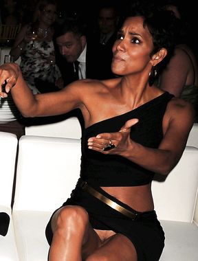 Halle Berry upskirt