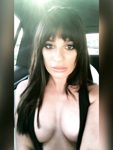 Lea Michele topless and nude pussy gallery