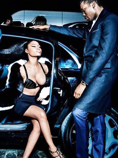 Nicki Minaj sexy rope bondage photos