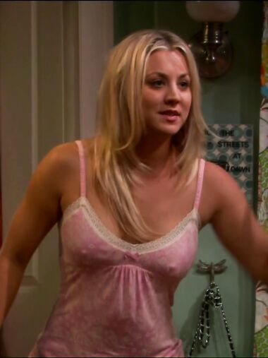 Kaley Cuoco nipples