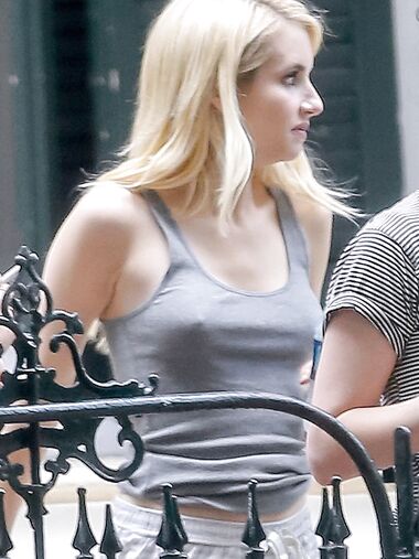 Emma Roberts panties  nipples