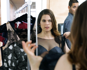 Hayley Atwell bra – Conviction s01e01 (2016)