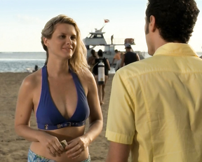 Bonnie Somerville topless - Royal Pains s02e04 (2010)