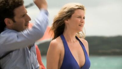Bonnie Somerville topless - Royal Pains s02e04 (2010)