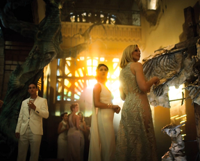 Kristin Lehman upskirt - Altered Carbon s01e10 (2018)